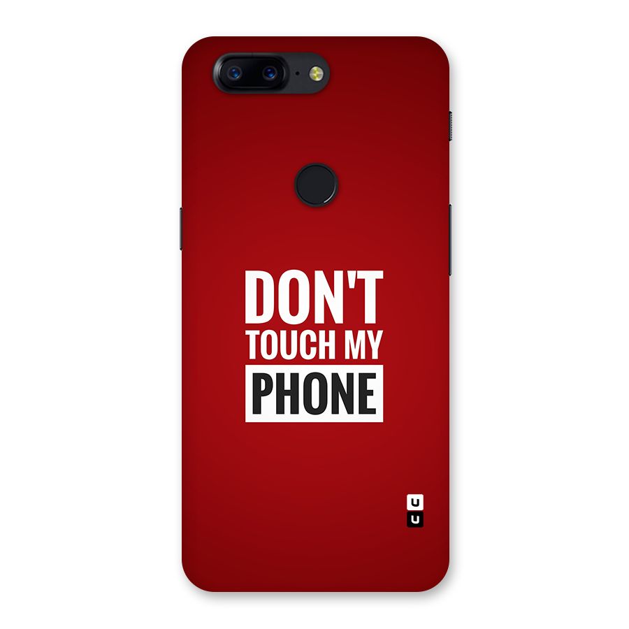 Dare To Touch Back Case for OnePlus 5T