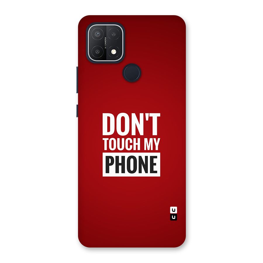 Dare To Touch Back Case for Oppo A15