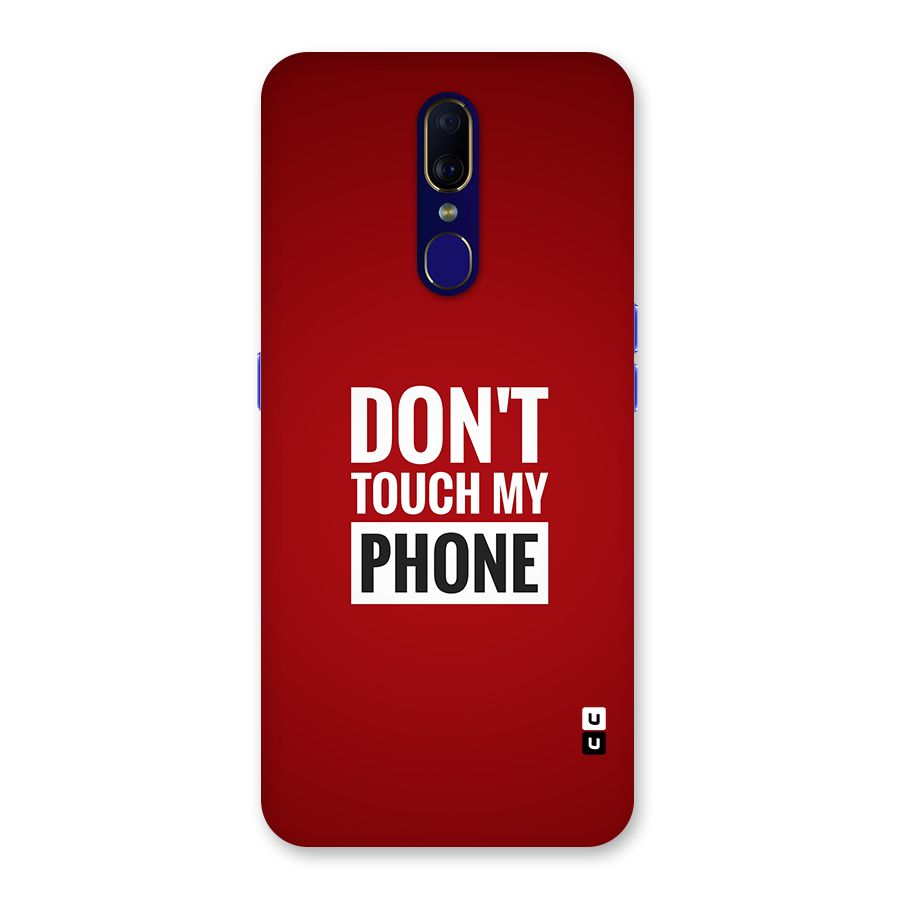 Dare To Touch Back Case for Oppo F11