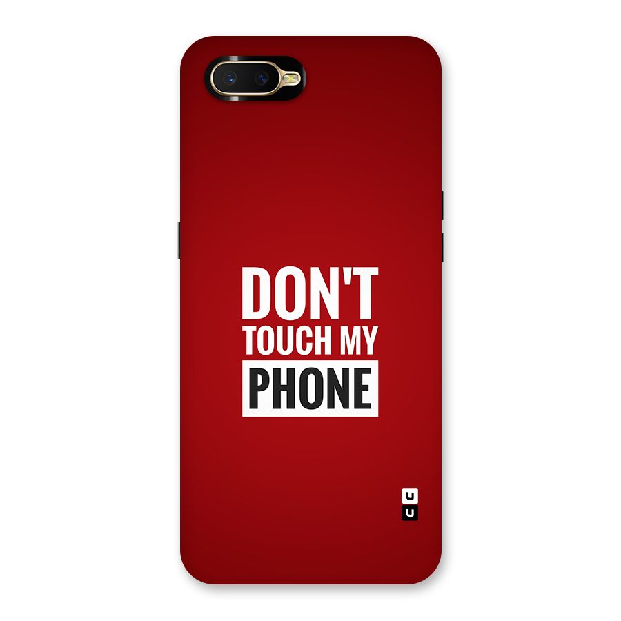 Dare To Touch Back Case for Oppo K1