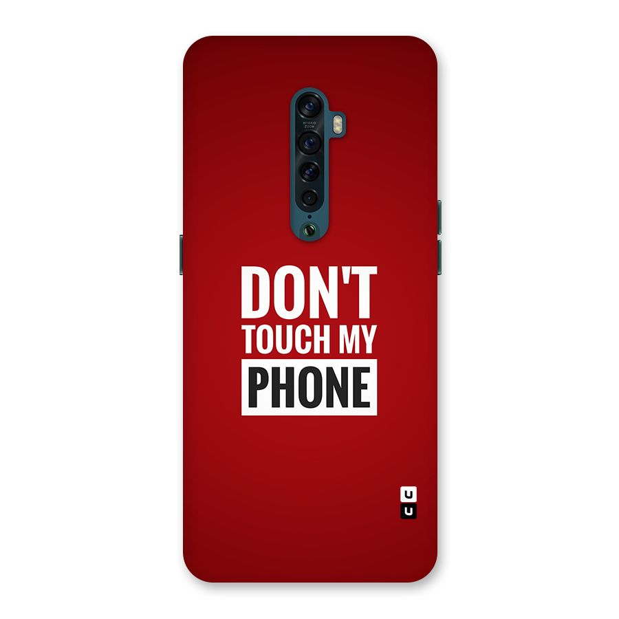 Dare To Touch Back Case for Oppo Reno2