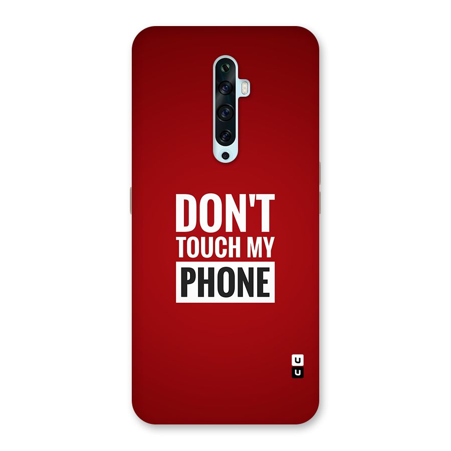 Dare To Touch Back Case for Oppo Reno2 F