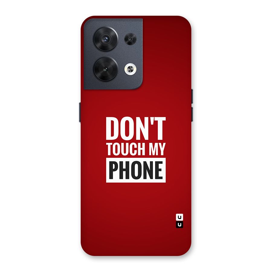 Dare To Touch Back Case for Oppo Reno8 5G