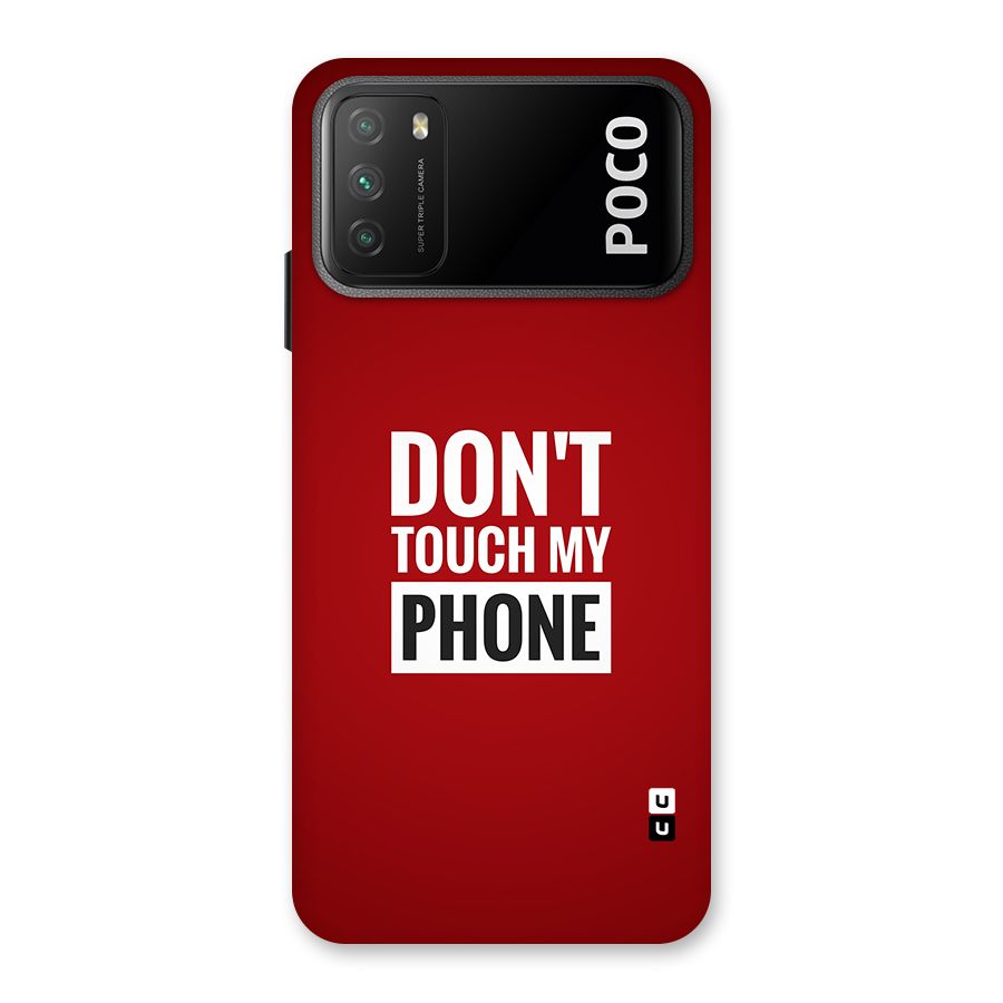 Dare To Touch Back Case for Poco M3