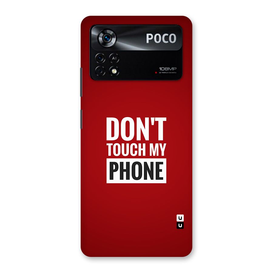 Dare To Touch Back Case for Poco X4 Pro 5G