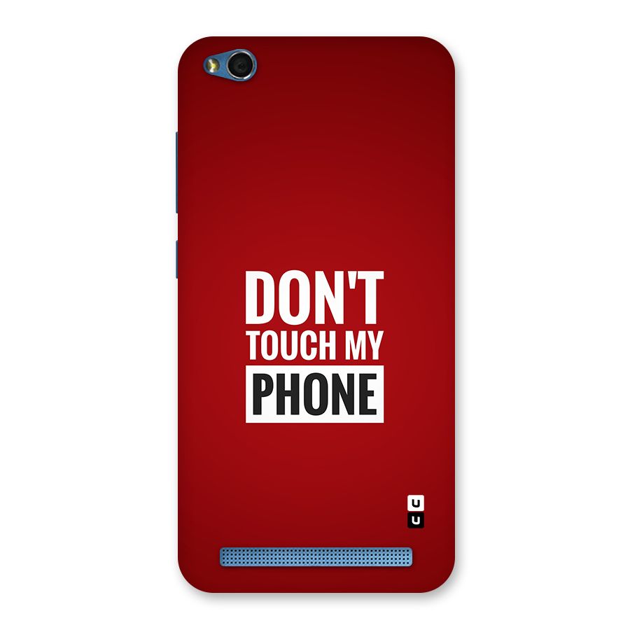 Dare To Touch Back Case for Redmi 5A