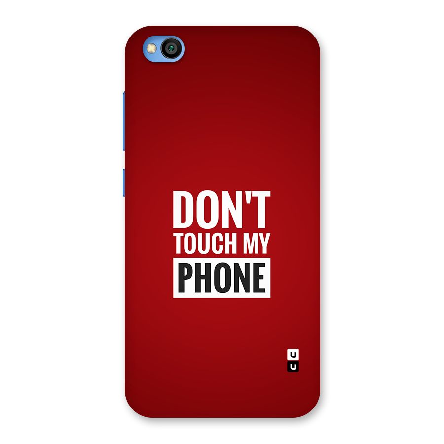 Dare To Touch Back Case for Redmi Go