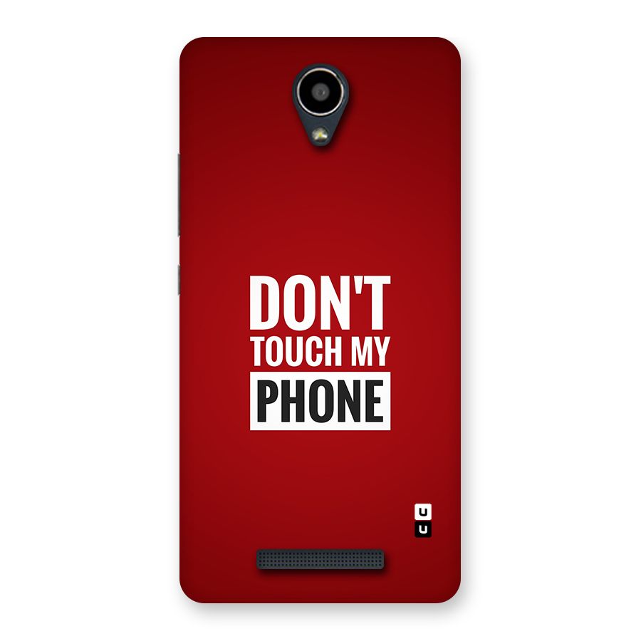 Dare To Touch Back Case for Redmi Note 2