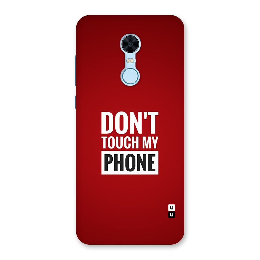 Dare To Touch Back Case for Redmi Note 5