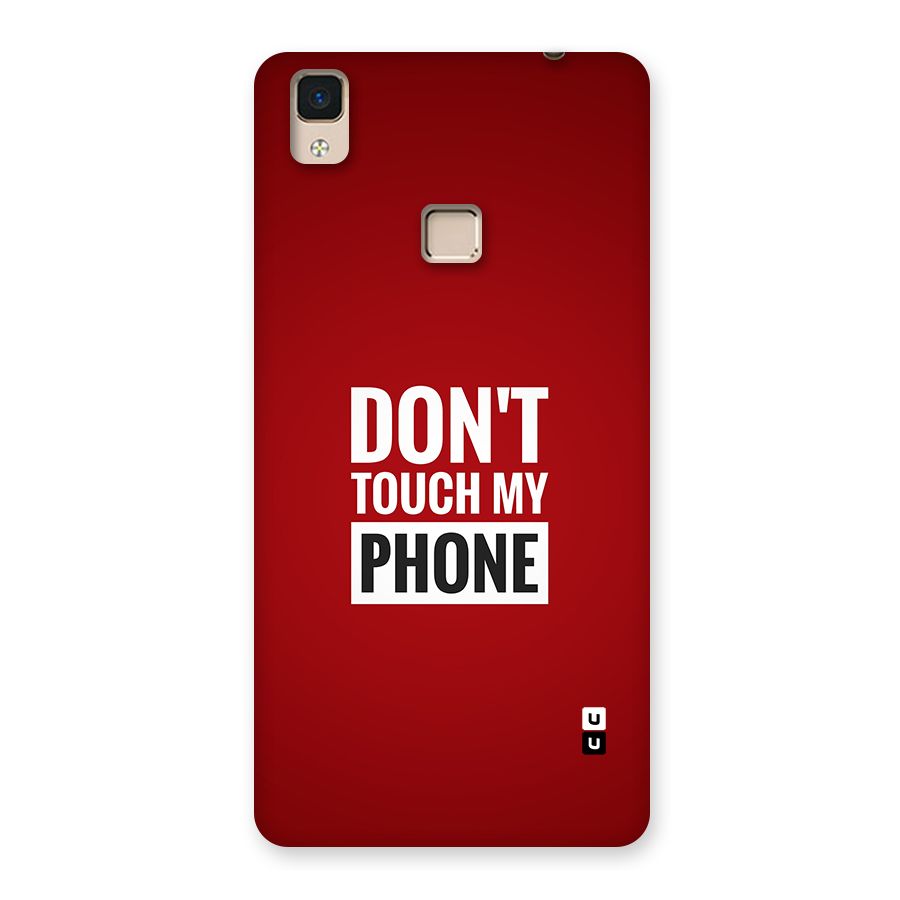 Dare To Touch Back Case for V3 Max