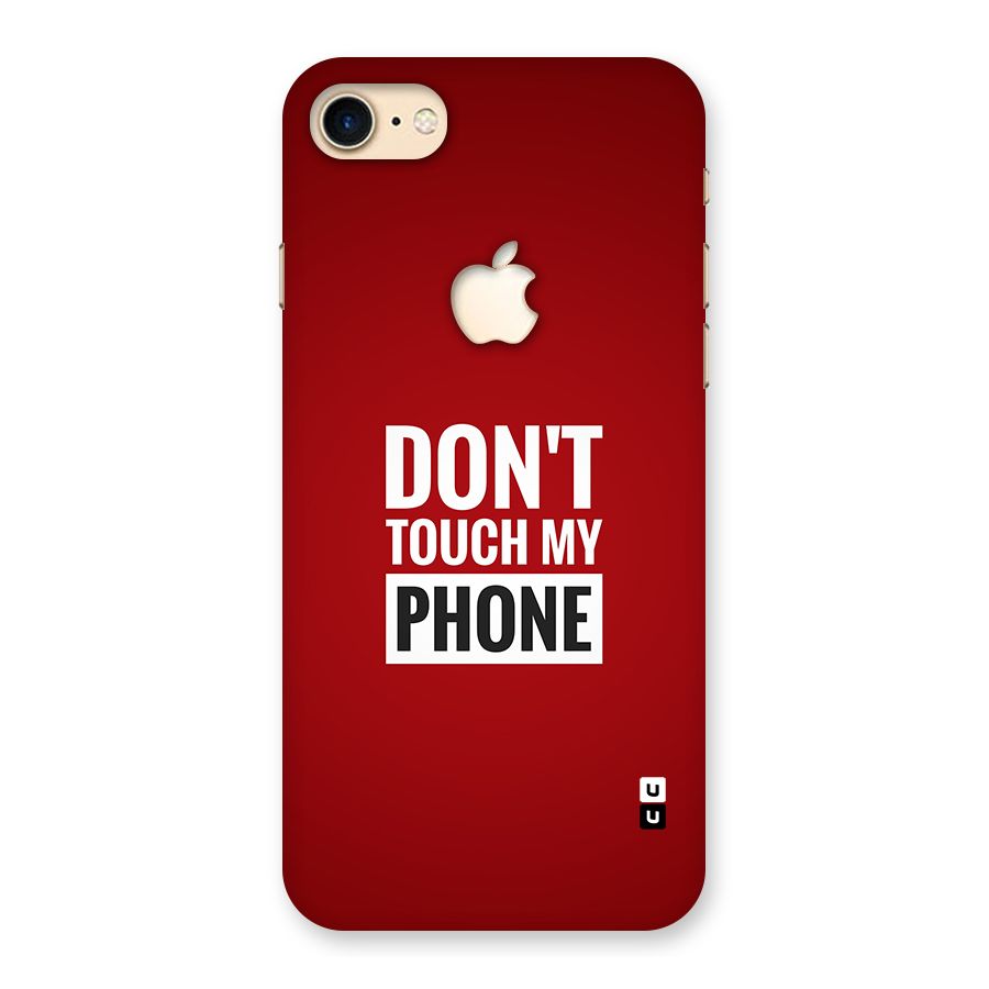 Dare To Touch Back Case for iPhone 7 Apple Cut