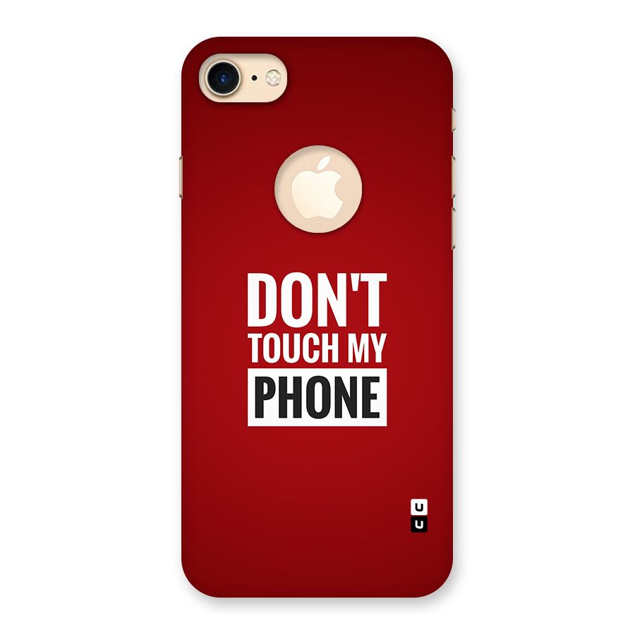 Dare To Touch Back Case for iPhone 7 Logo Cut