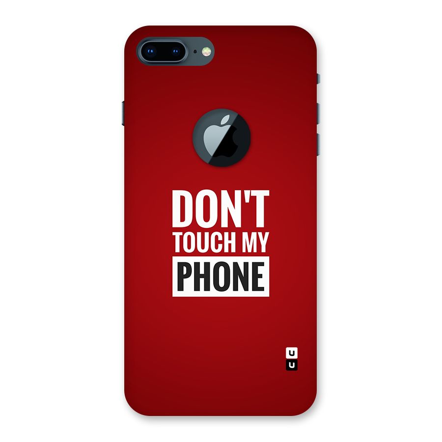 Dare To Touch Back Case for iPhone 7 Plus Logo Cut