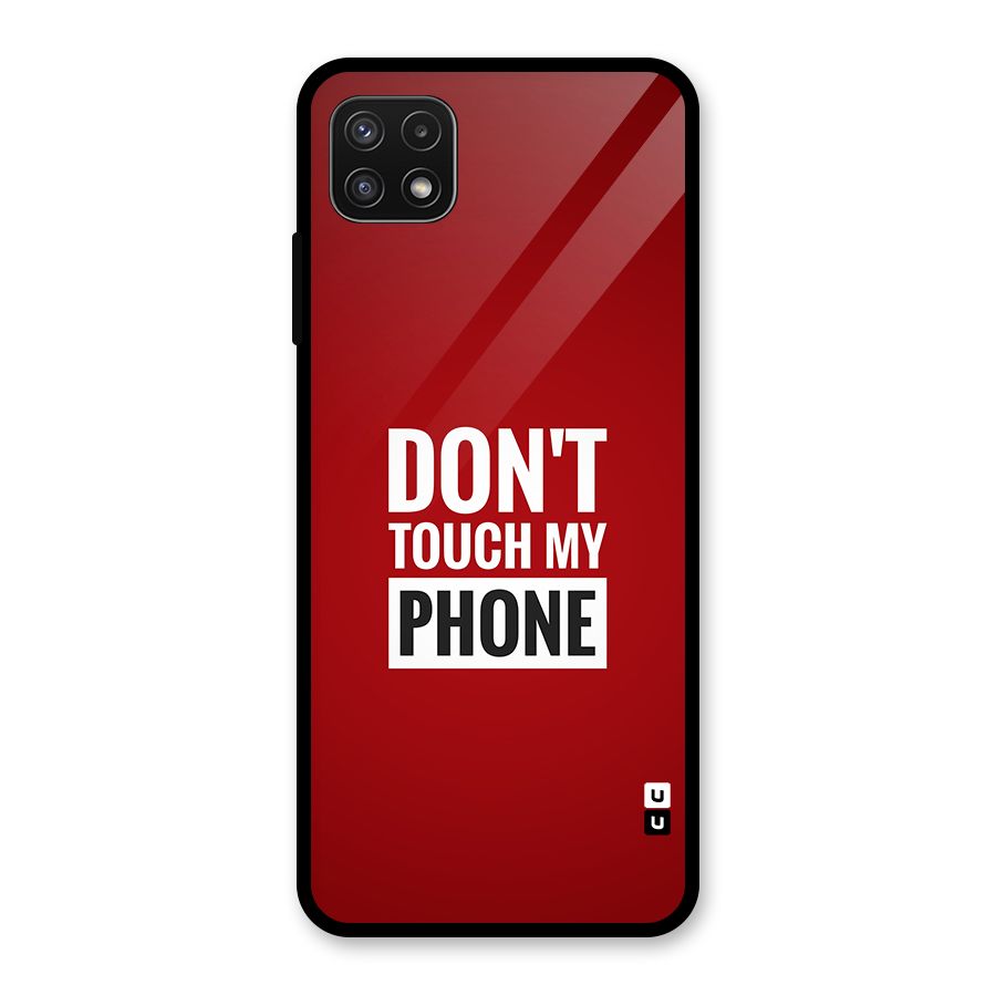 Dare To Touch Glass Back Case for Galaxy A22 5G