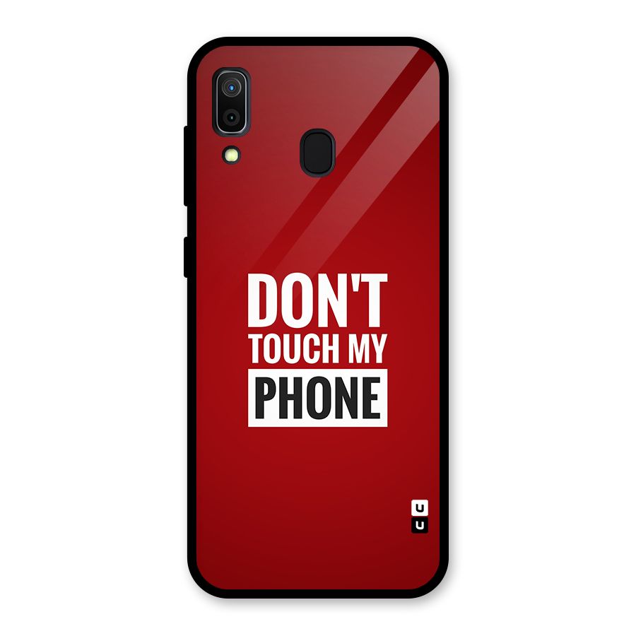 Dare To Touch Glass Back Case for Galaxy A30