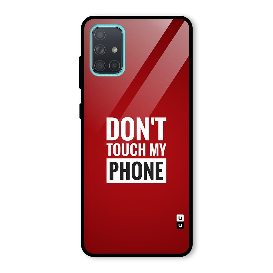 Dare To Touch Glass Back Case for Galaxy A71