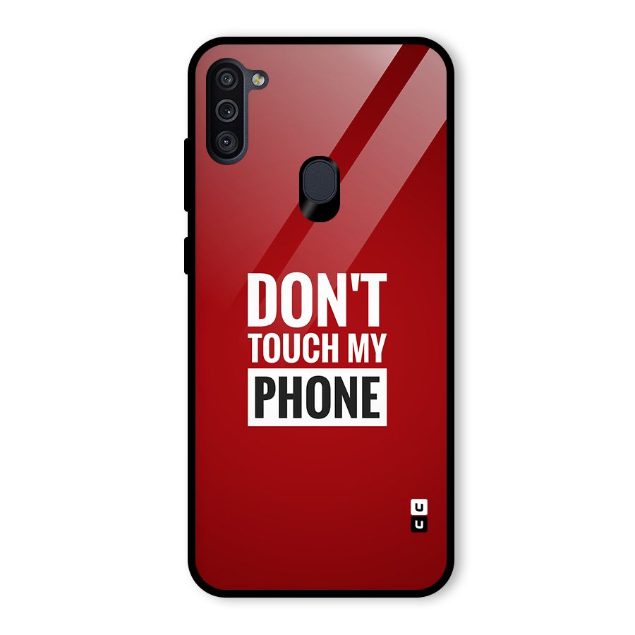 Dare To Touch Glass Back Case for Galaxy M11