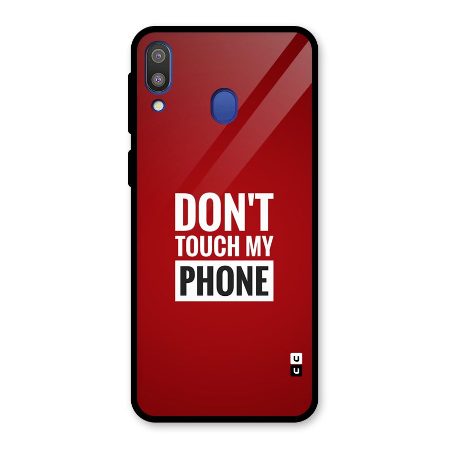 Dare To Touch Glass Back Case for Galaxy M20