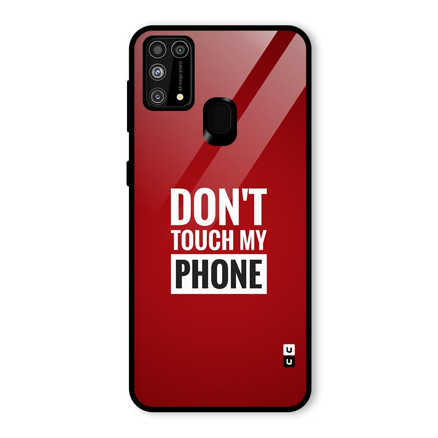 Dare To Touch Glass Back Case for Galaxy M31