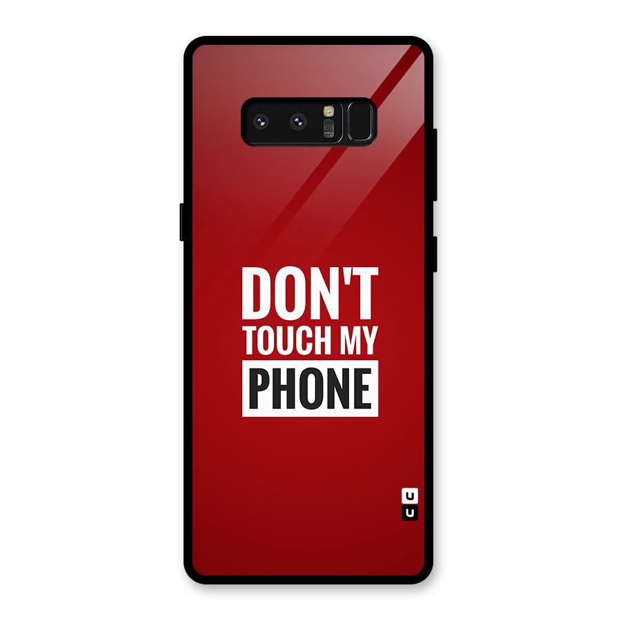 Dare To Touch Glass Back Case for Galaxy Note 8