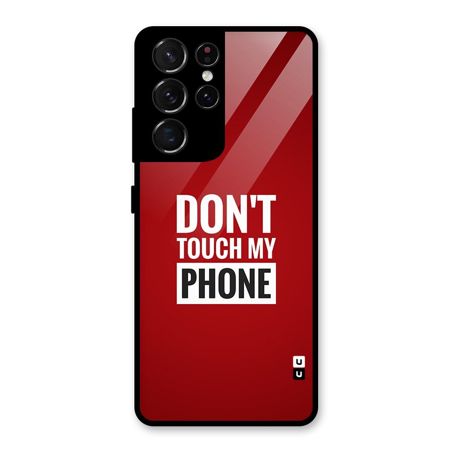 Dare To Touch Glass Back Case for Galaxy S21 Ultra 5G