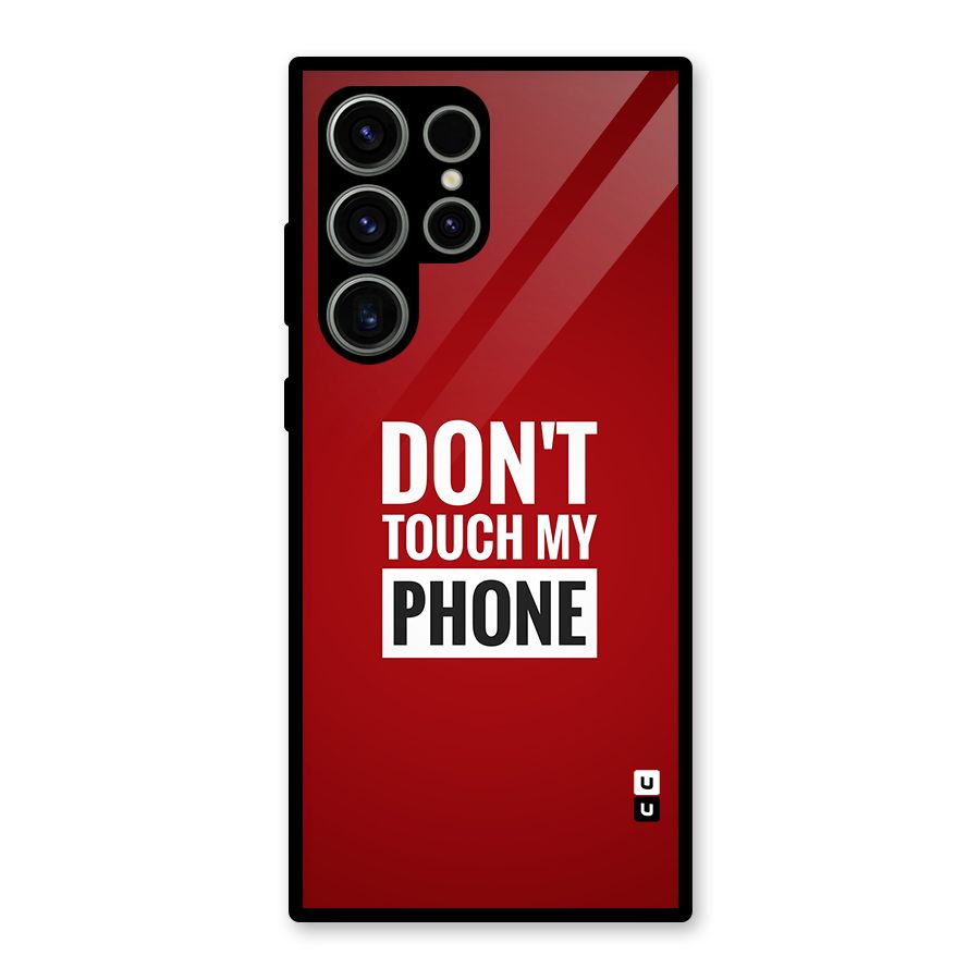 Dare To Touch Glass Back Case for Galaxy S23 Ultra