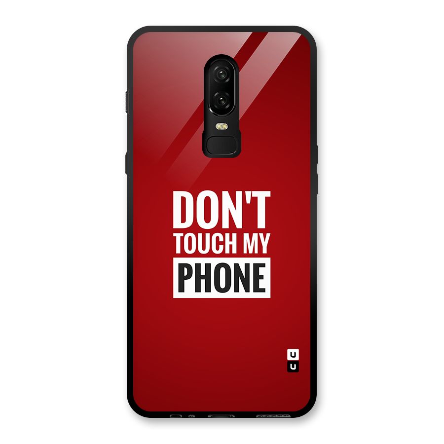 Dare To Touch Glass Back Case for OnePlus 6
