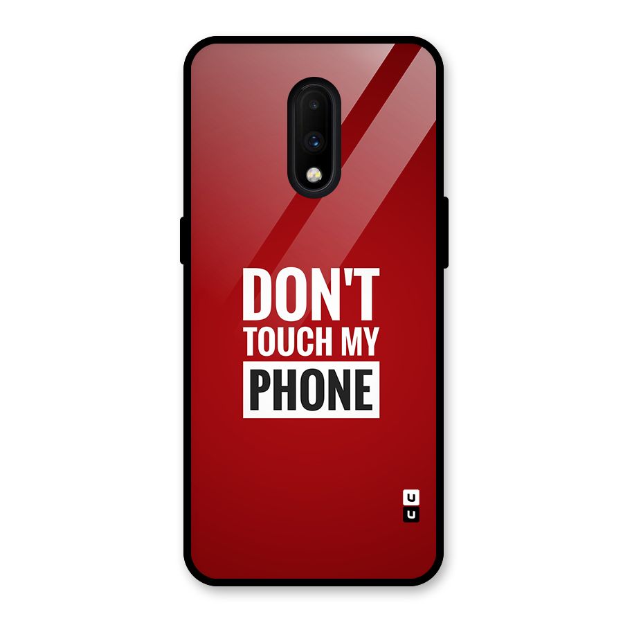 Dare To Touch Glass Back Case for OnePlus 7