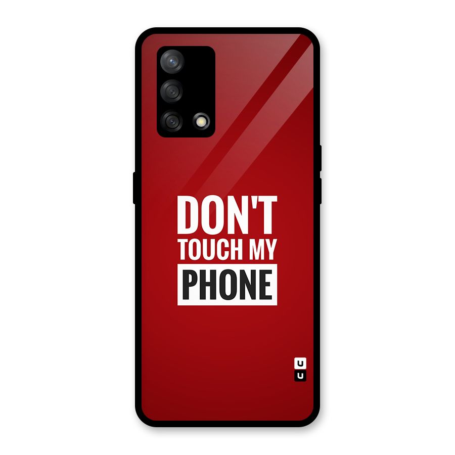 Dare To Touch Glass Back Case for Oppo F19