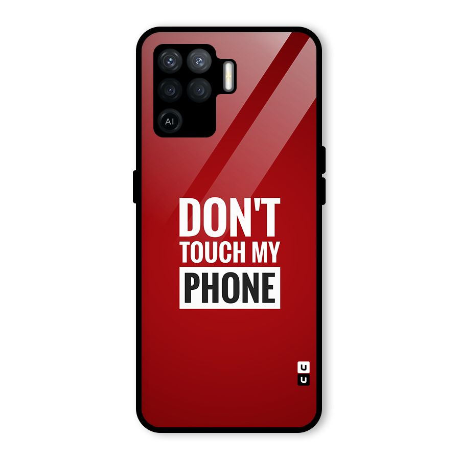 Dare To Touch Glass Back Case for Oppo F19 Pro