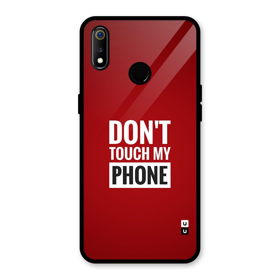 Dare To Touch Glass Back Case for Realme 3i