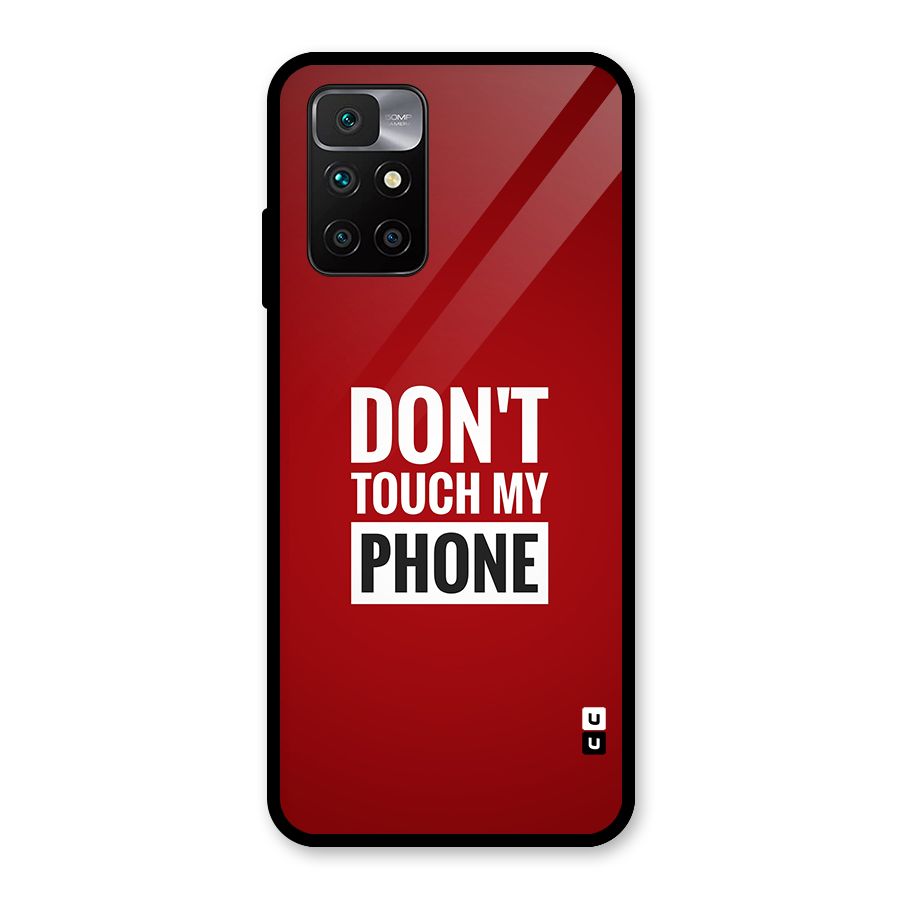 Dare To Touch Glass Back Case for Redmi 10 Prime