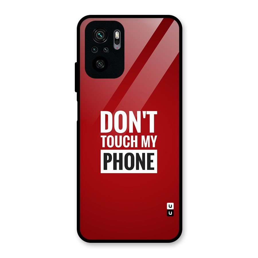 Dare To Touch Glass Back Case for Redmi Note 10S
