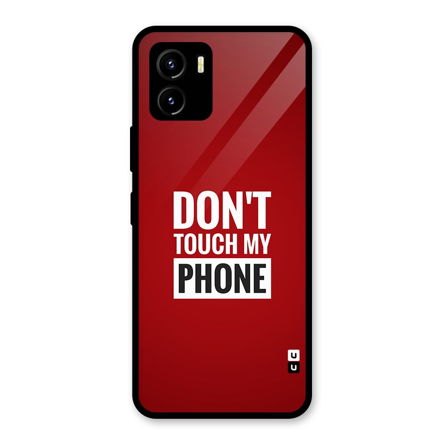 Dare To Touch Glass Back Case for Vivo Y15s