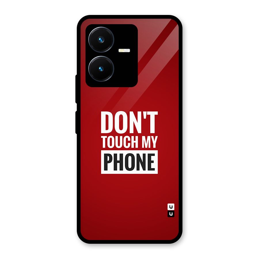 Dare To Touch Glass Back Case for Vivo Y22s