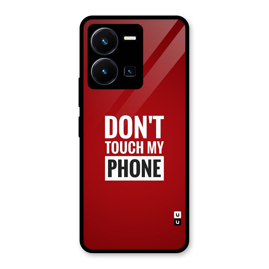 Dare To Touch Glass Back Case for Vivo Y35