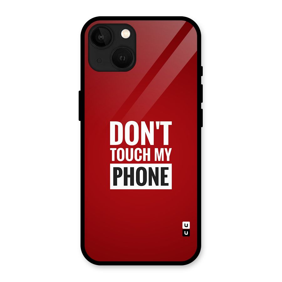 Dare To Touch Glass Back Case for iPhone 13