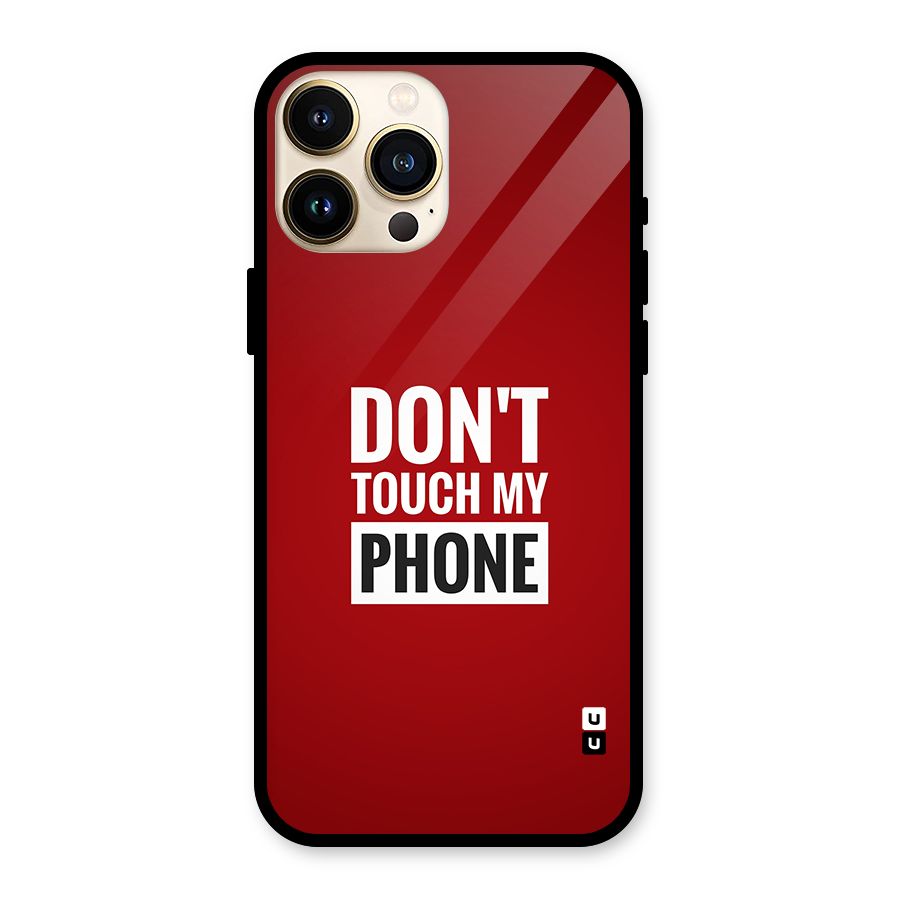 Dare To Touch Glass Back Case for iPhone 13 Pro Max