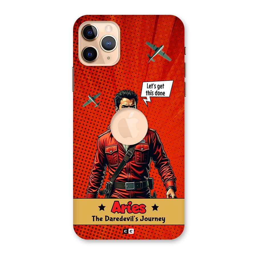 Daredevil Aries Back Case for iPhone 11 Pro Max Logo Cut