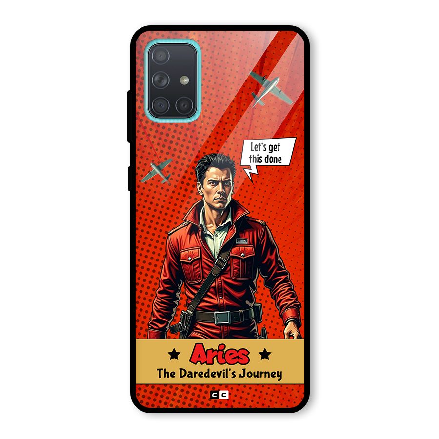 Daredevil Aries Glass Back Case for Galaxy A71