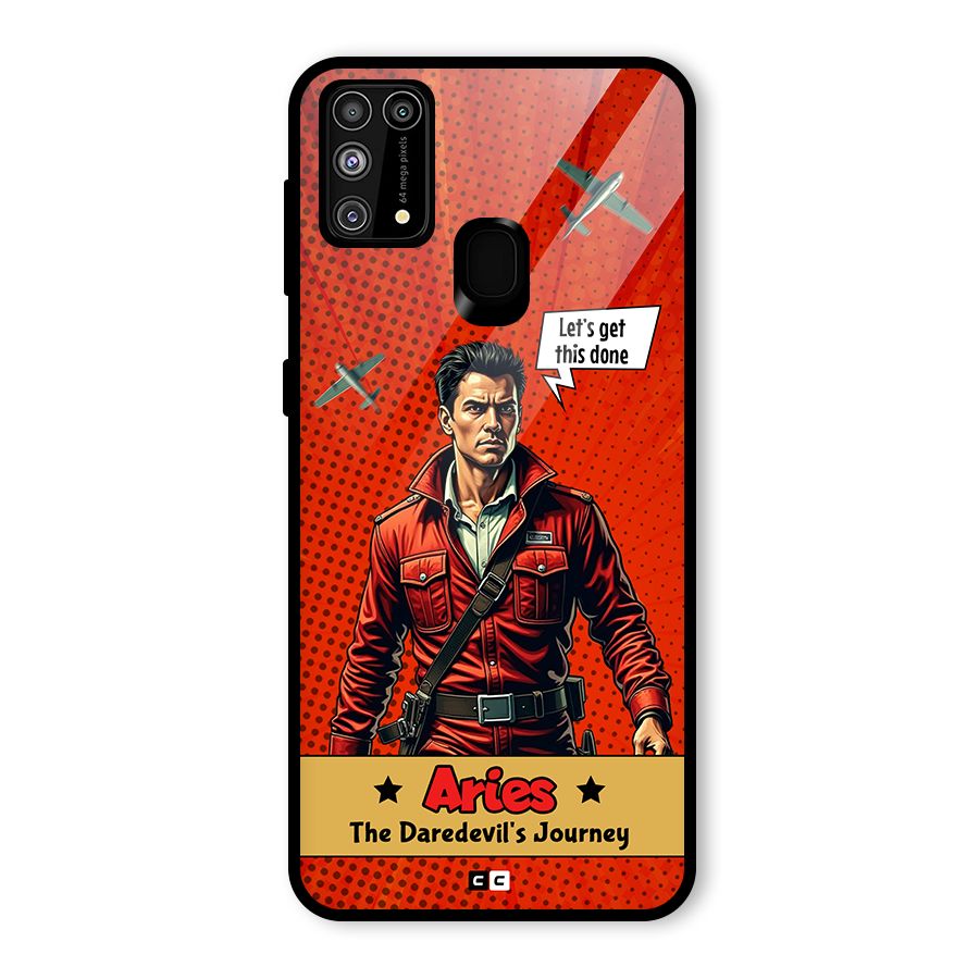 Daredevil Aries Glass Back Case for Galaxy F41