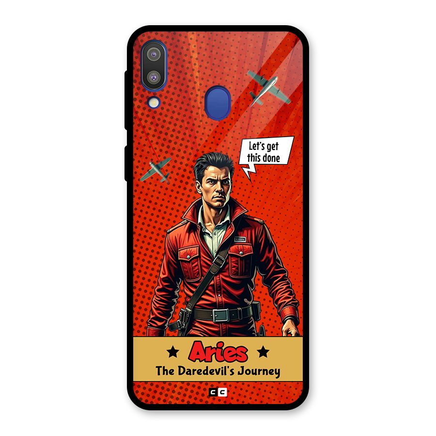 Daredevil Aries Glass Back Case for Galaxy M20