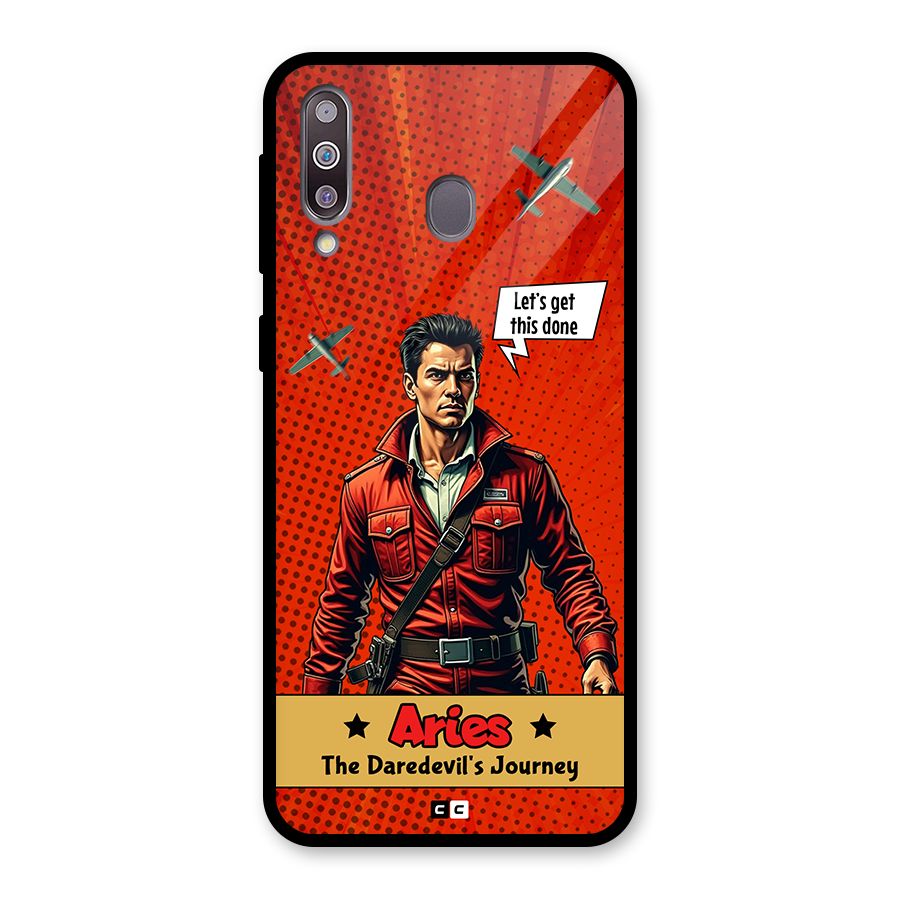 Daredevil Aries Glass Back Case for Galaxy M30