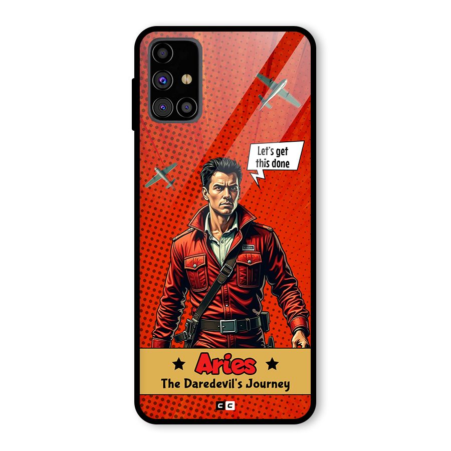 Daredevil Aries Glass Back Case for Galaxy M31s