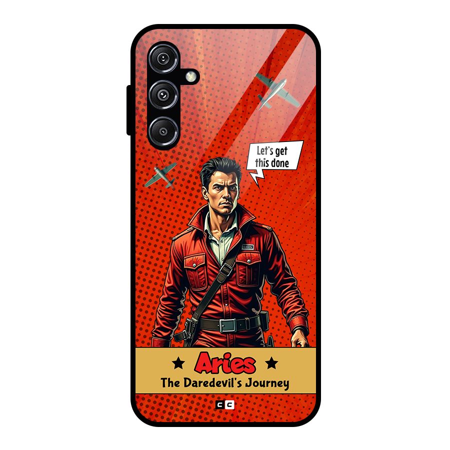 Daredevil Aries Glass Back Case for Galaxy M34 5G