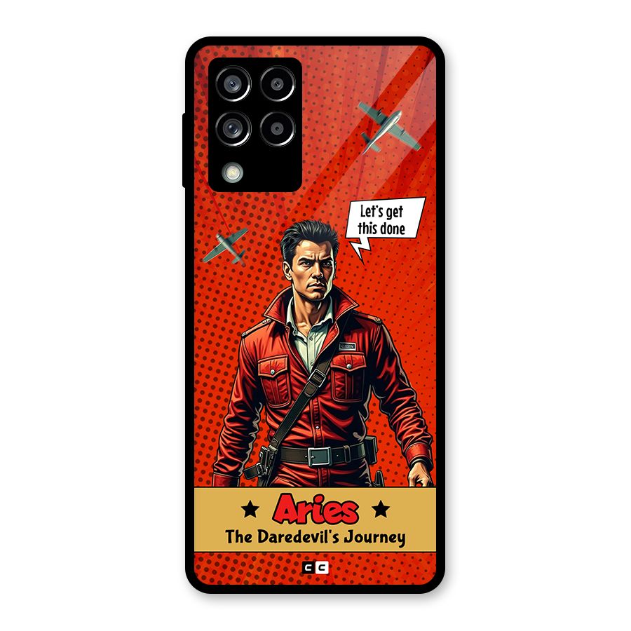 Daredevil Aries Glass Back Case for Galaxy M53 5G
