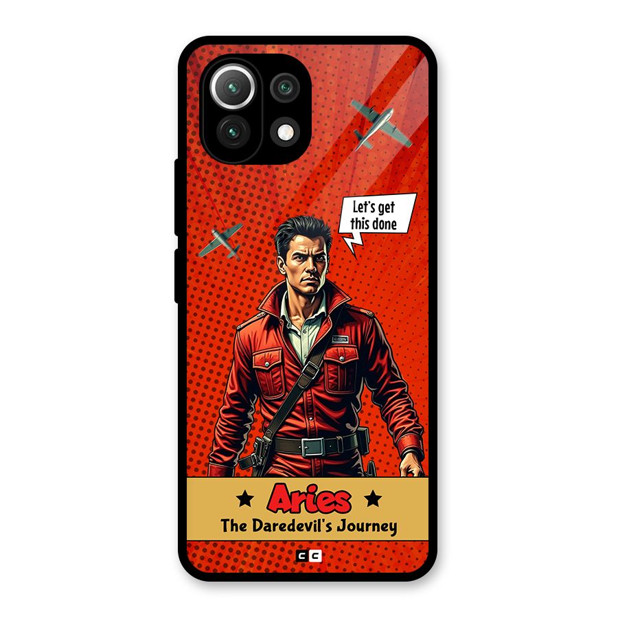 Daredevil Aries Glass Back Case for Mi 11 Lite NE 5G