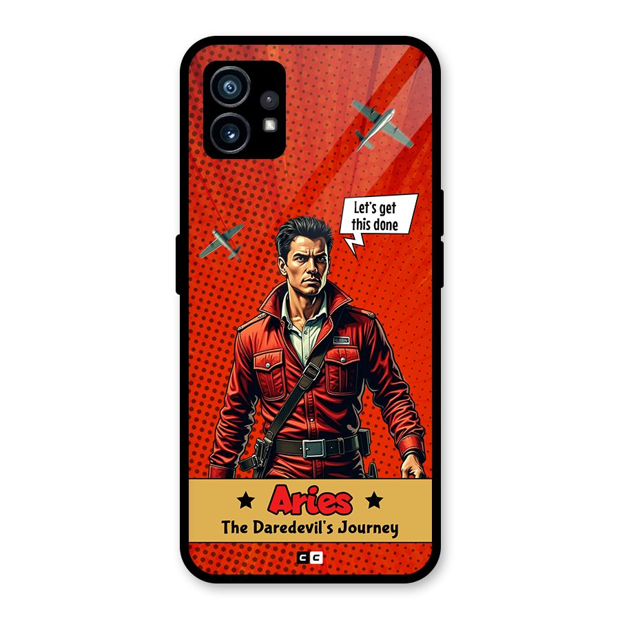 Daredevil Aries Glass Back Case for Nothing Phone 1