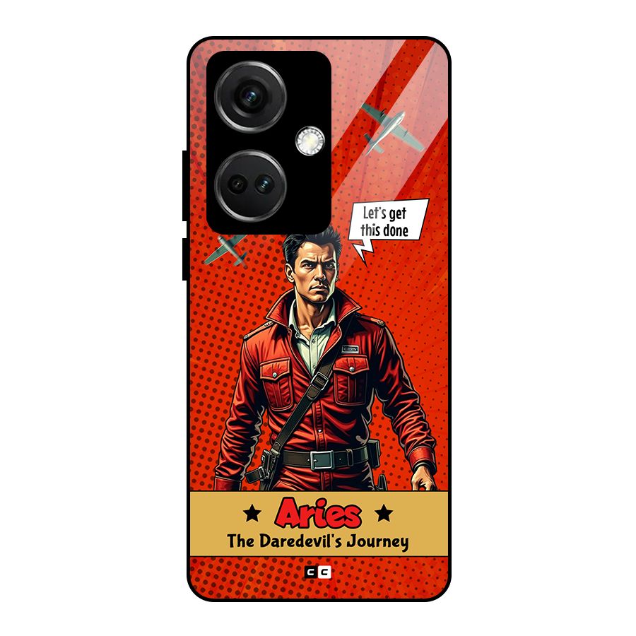 Daredevil Aries Glass Back Case for OnePlus Nord CE 3 5G