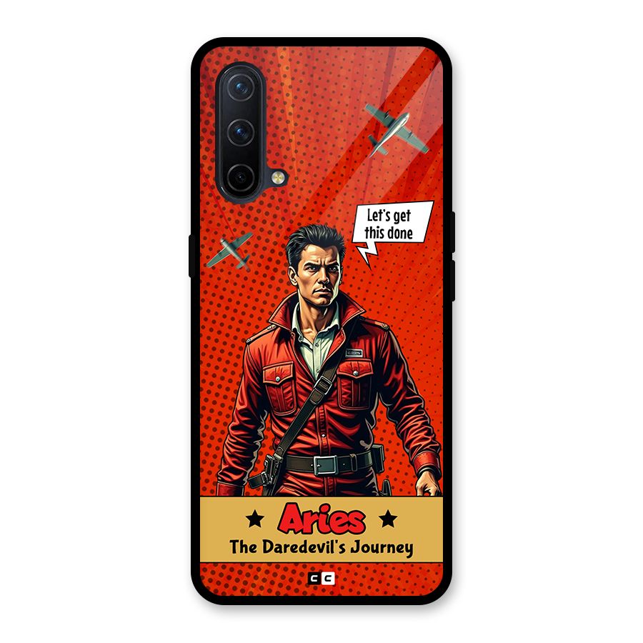 Daredevil Aries Glass Back Case for OnePlus Nord CE 5G